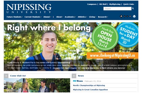 Nipissing University Website