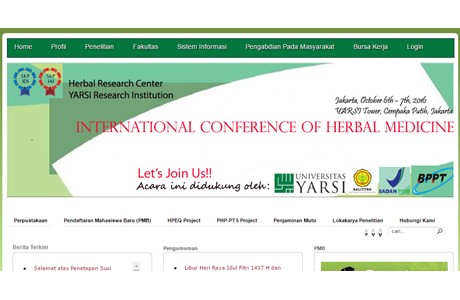 Yarsi University Website