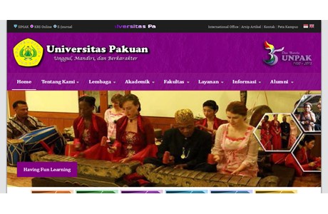 Pakuan University Website