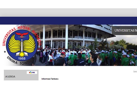State University of Manado Website