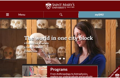 Saint Mary's University Website