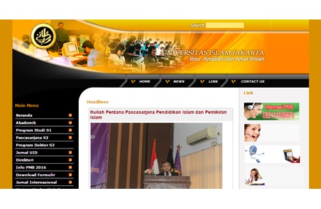 Islamic University of Jakarta Website