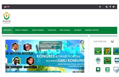 Malikussaleh University Website