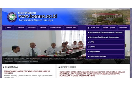 Borneo University Website