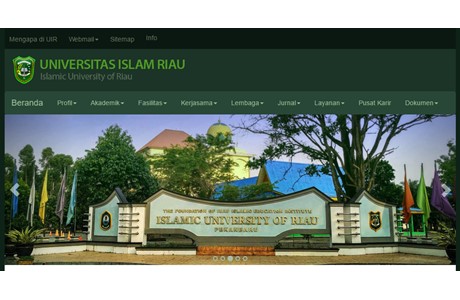 Islamic University of Riau Website