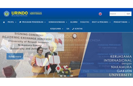University of Respati Indonesia Website