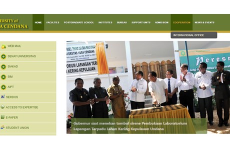 Universitas Nusa Cendana Website