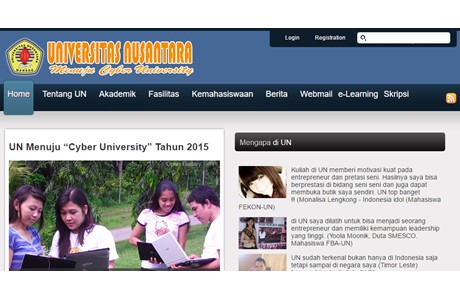 Nusantara University Website