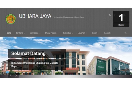 Bhayangkara Jaya University Jakarta Website
