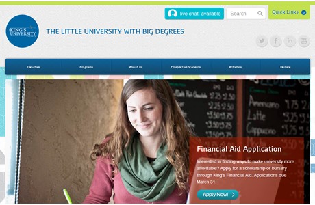The King's University College Website