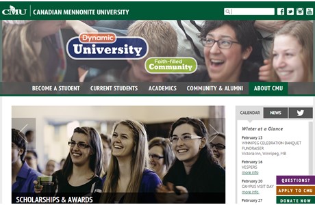 Canadian Mennonite University Website