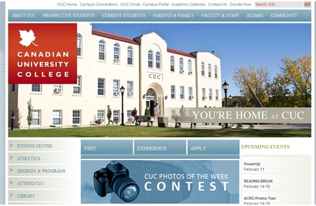 Burman University Website