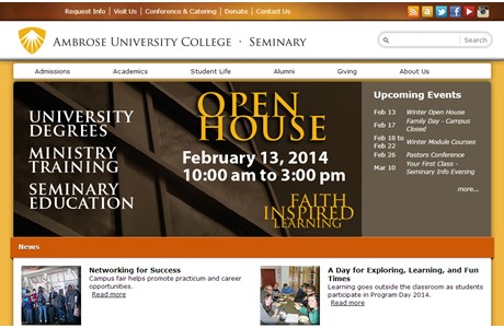 Ambrose university college job board