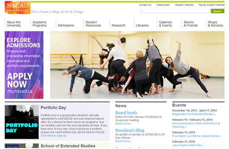 NSCAD University Website