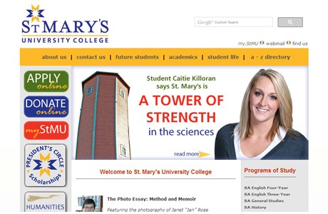 St. Mary's University College Website