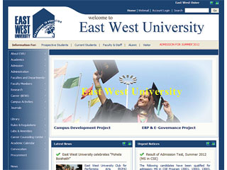East West University Website