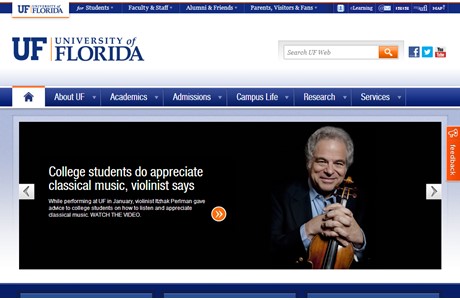 University of Florida Website