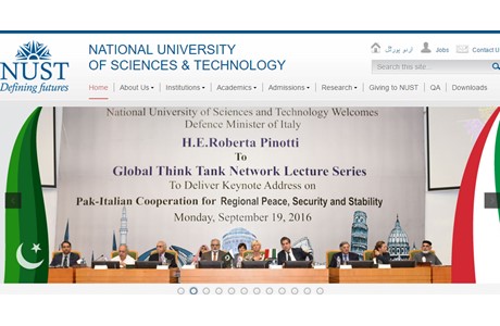 National University of Sciences & Technology Website