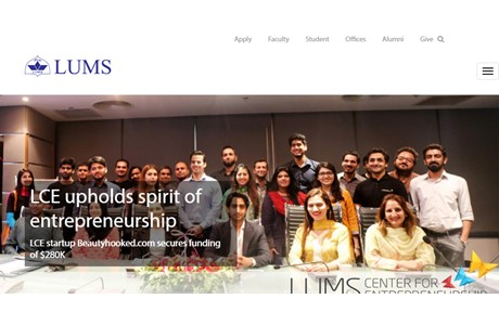 Lahore University of Management Sciences Website