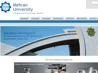 Mehran University of Engineering & Technology Website
