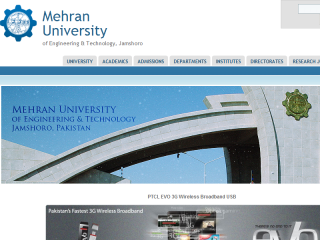 Mehran University of Engineering & Technology Website
