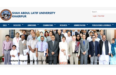 Shah Abdul Latif University Website