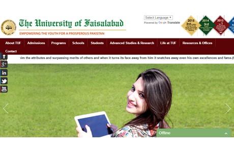 University of Faisalabad Website