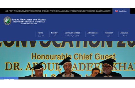 Jinnah University for Women Website