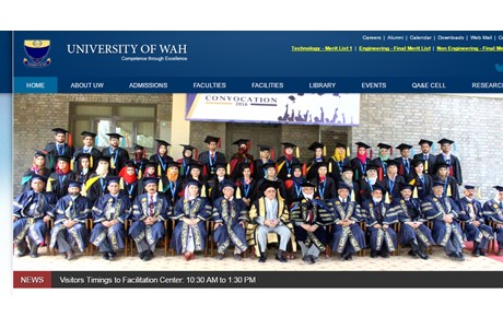 University of Wah Website