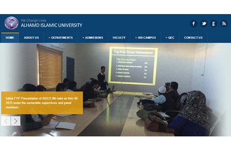 Al-Hamd Islamic University Website