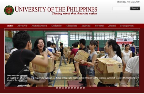 University of the Philippines System Website