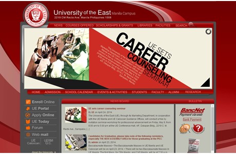 University of the East Website