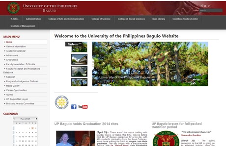 University of the Philippines Baguio Website