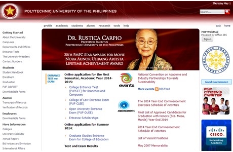 Polytechnic University of the Philippines Website