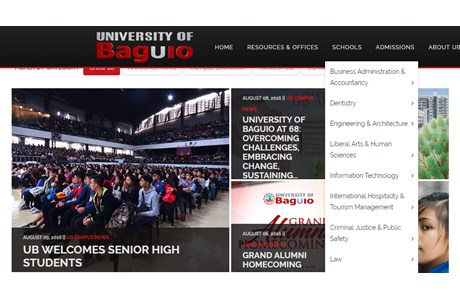 University of Baguio Website