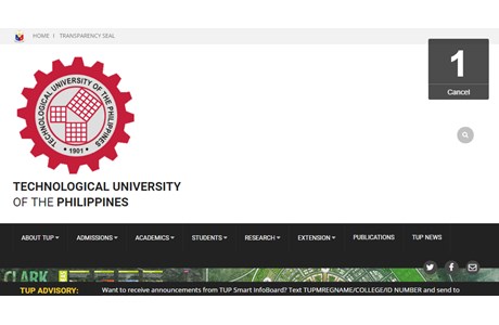 Technological University of the Philippines Website