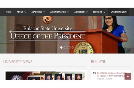 Bulacan State University Website