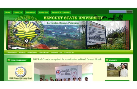 Benguet State University Website