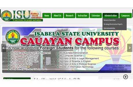 Isabela State University Website