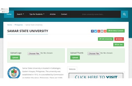 Samar State University Website