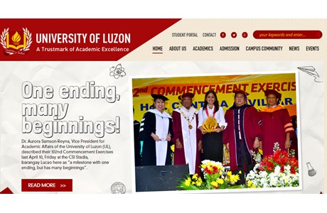 University of Luzon Website