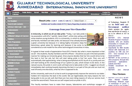Gujarat Technological University Website