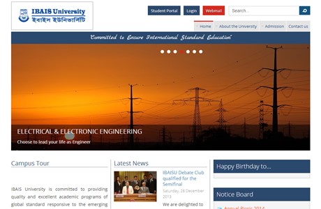 IBAIS University Website