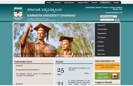 Karnatak University Website