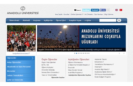Anadolu University Website