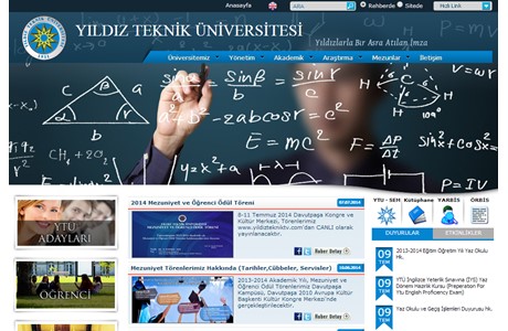 Yildiz Technical University Website