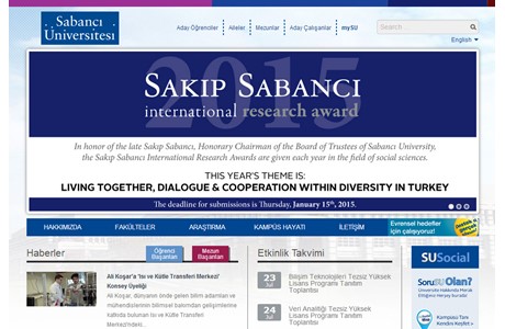 Sabanci University Website
