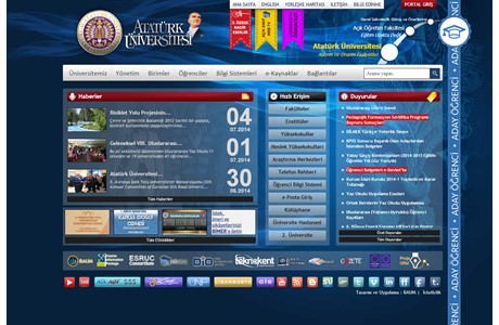 Atatürk University Website
