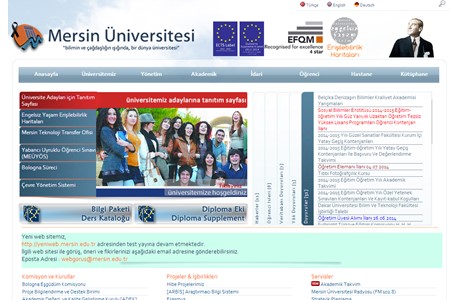 Mersin University Website