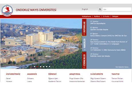 Ondokuz Mayis University Website